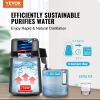 VEVOR Water Distiller, 4L 1.05 Gallon Pure Water Purifier Filter For Home Countertop, 750W Distilled Water Maker