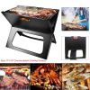 Portable Charcoal Grill - Mini BBQ Grill - Small Table Top Charcoal Grill for Camping, Outdoor Cooking - Foldable Camping Grill for Picnics