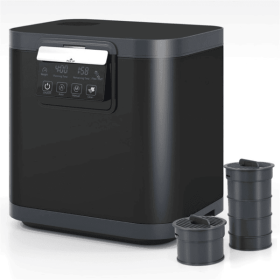 28110550 Kitchen Waste Combiner 500W Home Waste Processor with LED Display, Activated Carbon Filter, 4L Food Waste Crusher (28579059: 10)