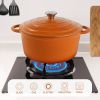 Cast iron Dutch POTS can be used for cooking, baking and refrigeration.