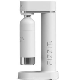 FIZZIT™ Spärklï Carbonated Water Soda Maker with Stainless Steel Bottle – Eco-Friendly, Dishwasher Bottles - Sparkling Water Maker (C02 Cylinder: nan, Color: White)